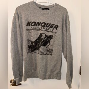 Performance Gray Women's Crew Neck Sweater